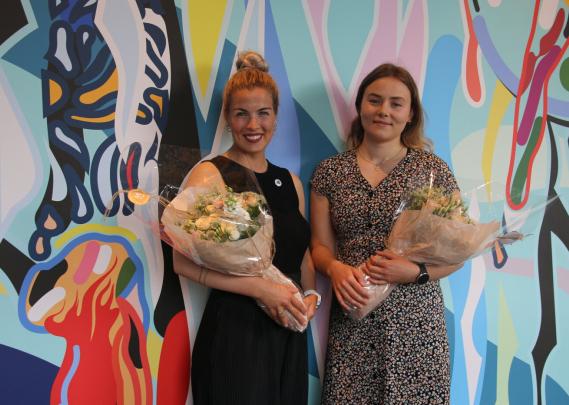 Edel Marlèn Taraldsen og Sigrid Husøy Larsen