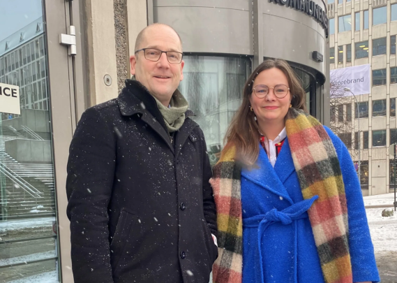 Steffen Handal og Silje Naustvik