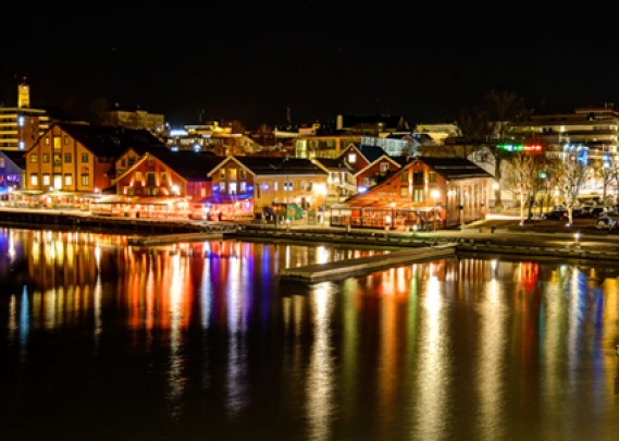 Tønsberg by night
