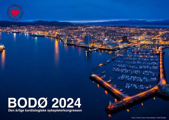 Den årlige kardiologiske sykepleiekongressen Bodø 24. - 26. april 2024