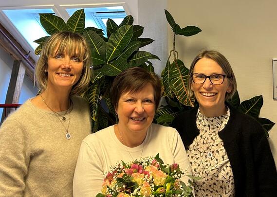 Susanne Borre og fylkesledelsen