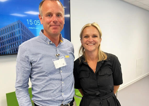Espen Gade Rolland og Ellen Rønning-Arnesen