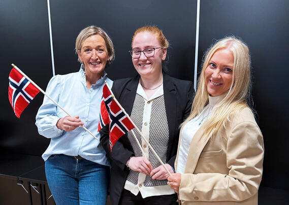Janka Ekrem Holstad, Gro Lillebø og Martine Bratberg Sand.