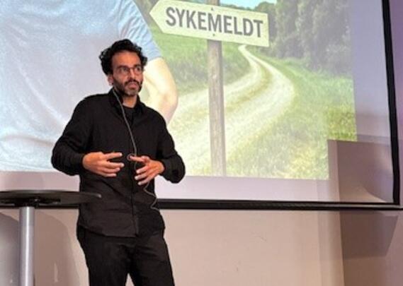 Kaveh Rashidi delte sine refleksjoner på fagkvelden