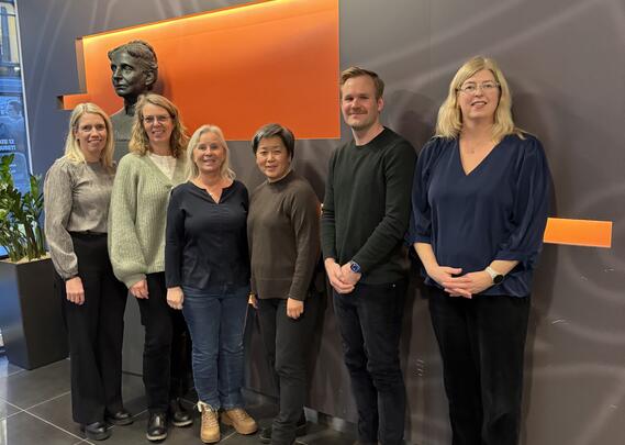 seks personer, representerer nytt styre i ONSF