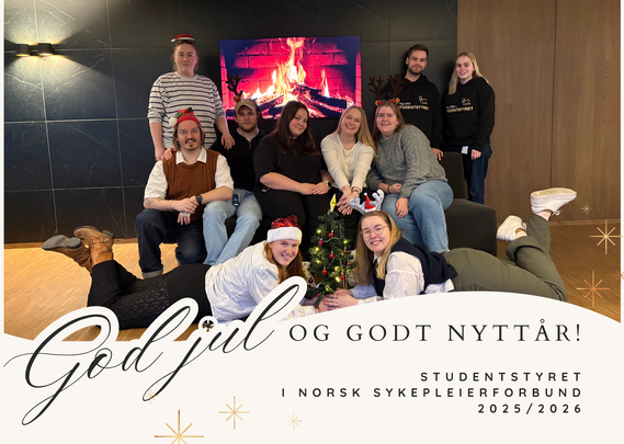 God jul og godt nyttår fra studentstyret