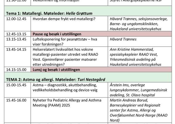 Program Allergisykepleierne 