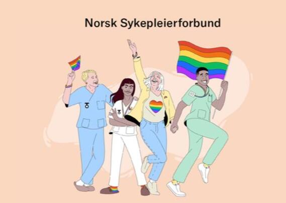 Illustrasjon mangfold Norsk Sykepleierforbund