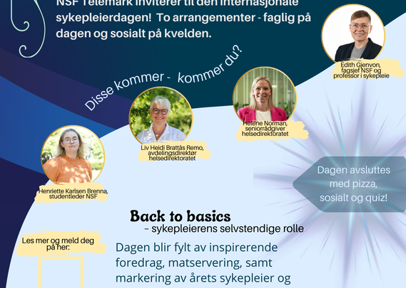Plakat program sykepleierdagen