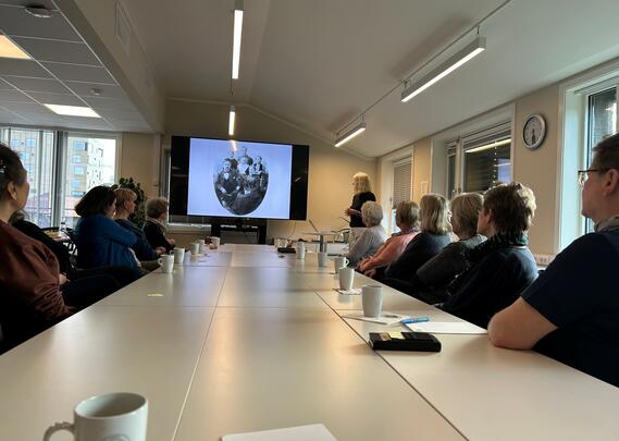 Medlemsmøte for seniorene på fylkeskontoret