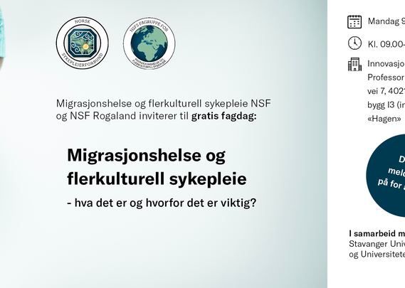 Arrangementsbilde fagdag migrasjonshelse i Stavanger 9.november 2026