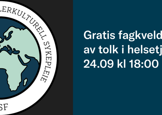 Promo om gratis fagkveld om tolk i helsetjenesten i Bergen 24.september