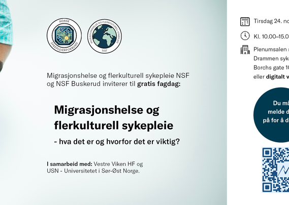 Arrangementsbilde fagdag migrasjonshelse i Drammen 24.11.26