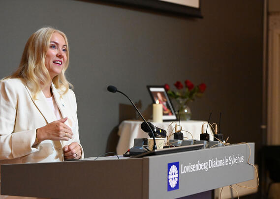 NSF-leder Lill Sverresdatter Larsen