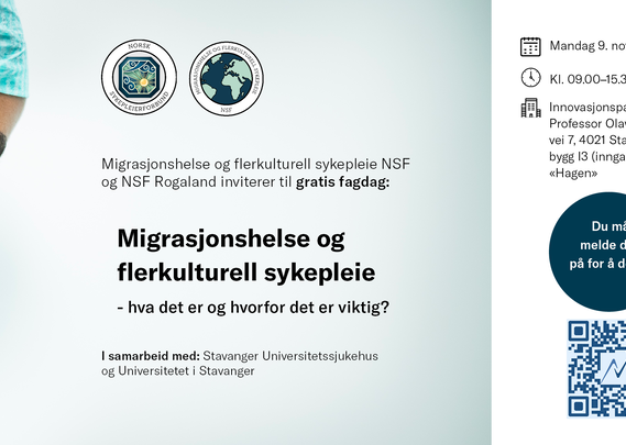 Arrangementsbilde fagdag migrasjonshelse i Stavanger 9.november 2026