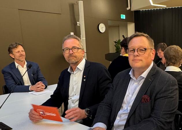 Geir Røsvoll (t.v.) og Kai Øivind Brenden.