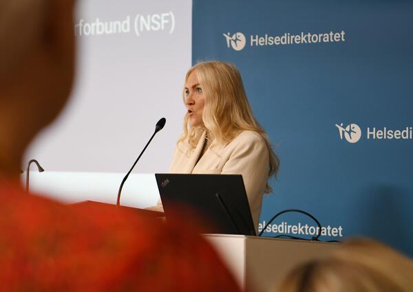 Lill Sverresdatter Larsen, forbundsleder i Norsk Sykepleierforbund