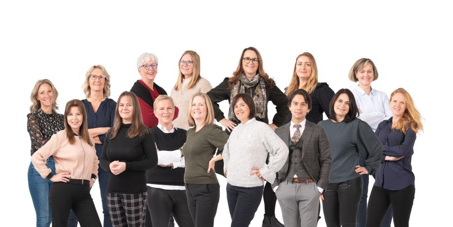 Politisk ledelse og ansatte ved fylkeskontoret i NSF Viken