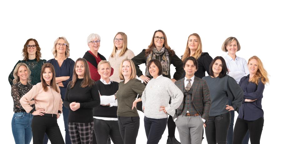 Politisk ledelse og ansatte ved fylkeskontoret i NSF Viken