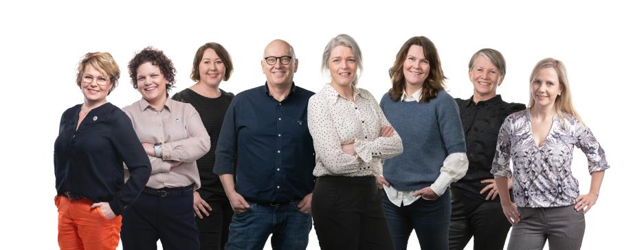 Felles bilde av alle på fylkeskontoret