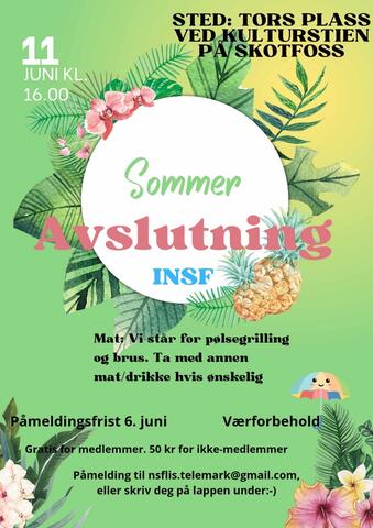 Sommeravslutning for INSF Telemark