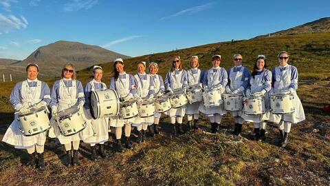 Trommekorpset på fjellet