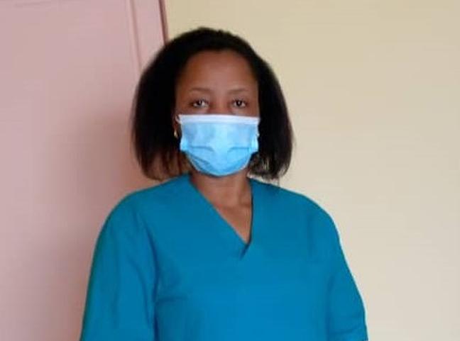 Kanziga Epiphanie, sykepleier ved psykiatrisk sykehus i Rwanda.