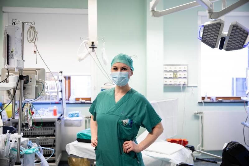 Operasjonssykepleier og medlem Ingrid Lervik ved Ullevål sykehus i Oslo