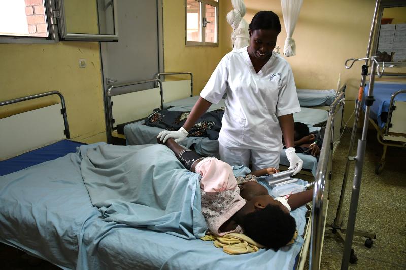 Betty Musabyimana, sykepleier i Kigali, Rwanda