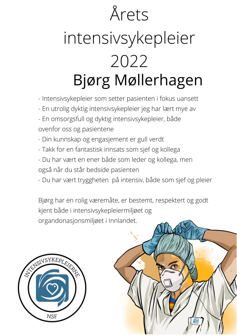 årets intensivsykepl 2022