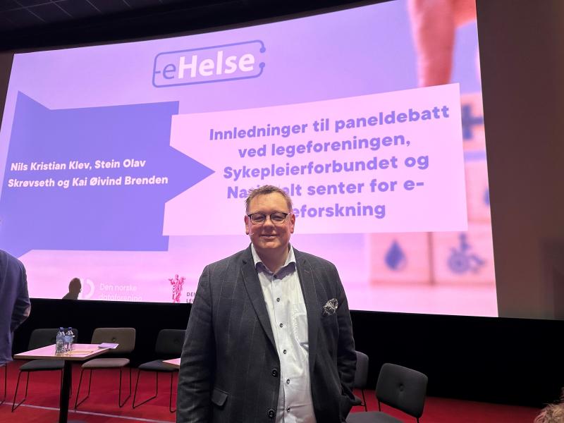 Kai Øivind Brenden på e-helsekonferansen 2023