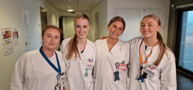 Sykepleiere og tillitsvalgte i Haugesund kommune