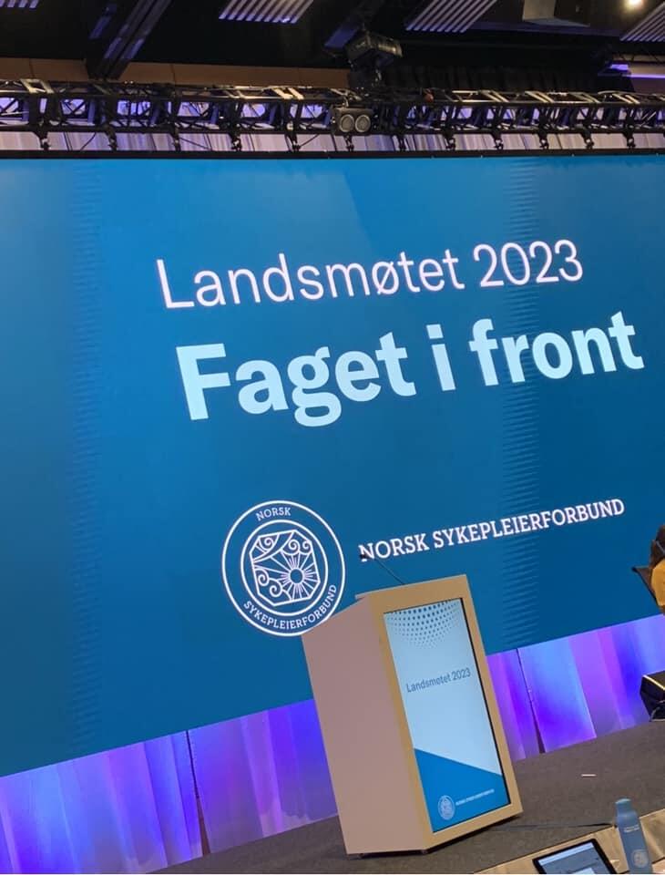 Bilde fra åpningen av landsmøtet 2023