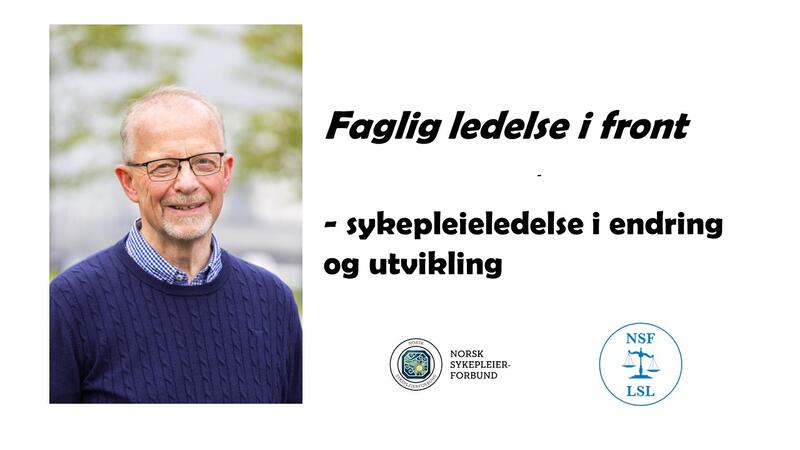 Faglig ledelse i front