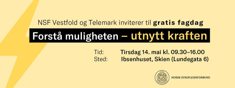 Gratis fagdag i Vestfold og Telemark 2024 Banner