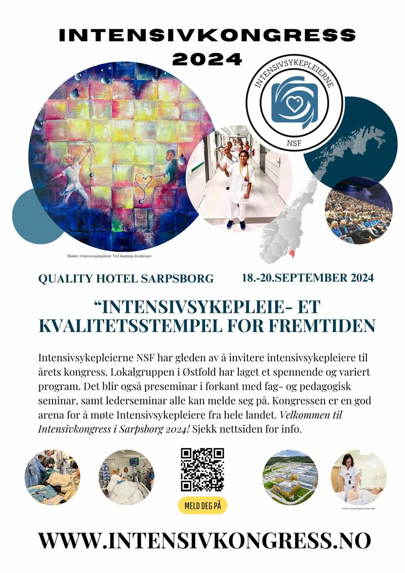 Velkommen på Intensivkongress 18.- 20. september 2024