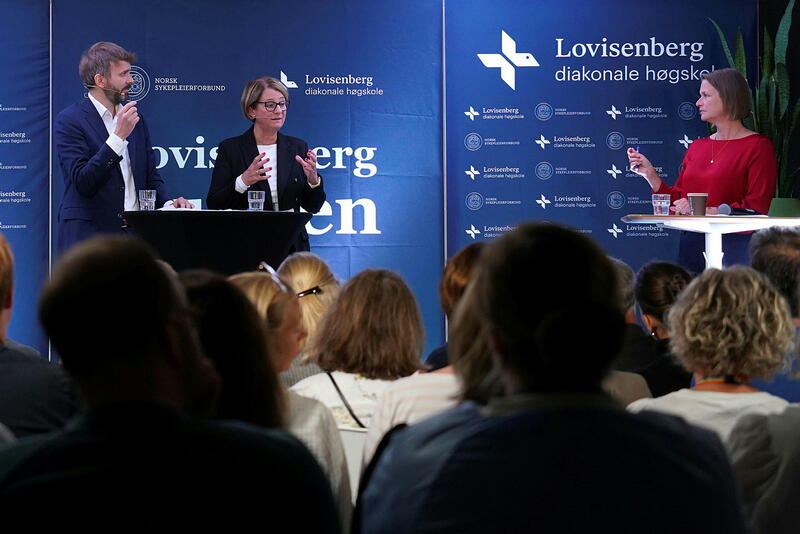 Jan Christian Vestre, Tone W. Trøen og Anne Ekornholmen Jan Christian Vestre, Tone W. Trøen og Anne Ekornholmen
Lovisenbergduellen 2025
