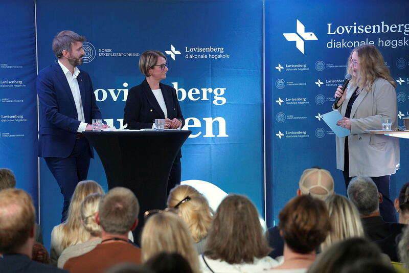 Jan Christian Vestre, Tone W. Trøen, og Henriette Karlsen Brenna Jan Christian Vestre, Tone W. Trøen, og Henriette Karlsen Brenna
Lovisenbergduellen 2025