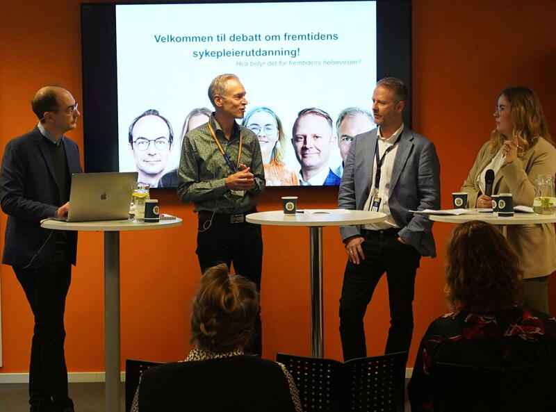 Stian Eisenträger -  Jarle Henriksen - Kjell Aasheim - Henriette Karlsen Brenna_ Frokostmøte NSF Student
Tirsdag 28. oktober 2025
Tollbugata 22