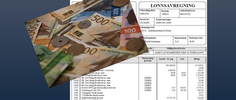 Illustrasjonsbilde lønnstrekk