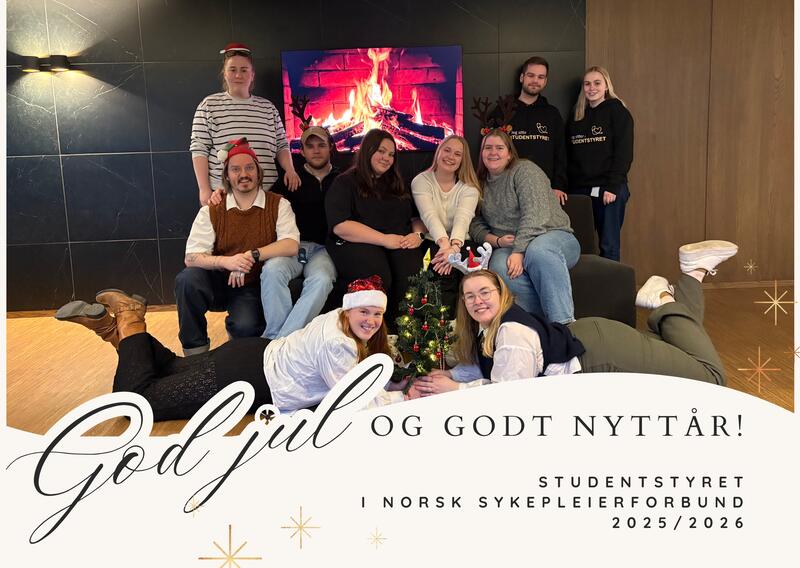God jul og godt nyttår fra studentstyret