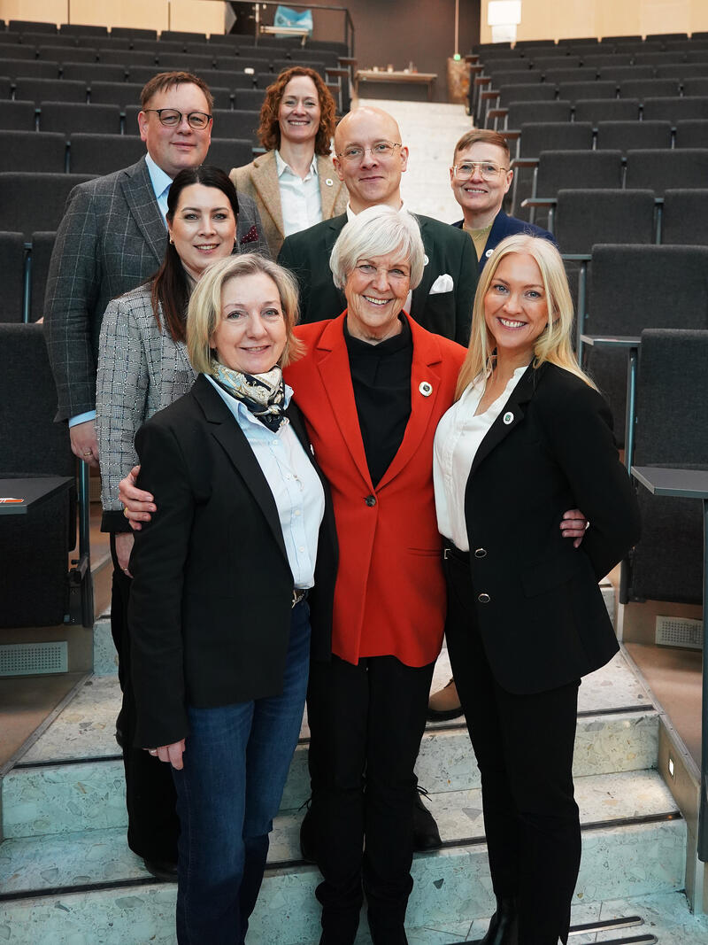 Marie Aakre med flere