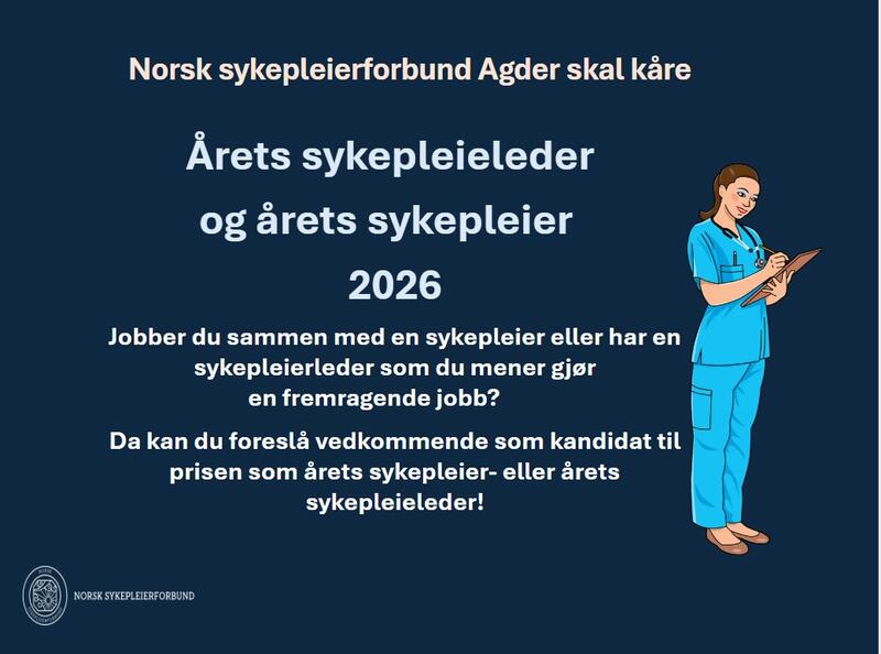 Årets sykepleier og årets sykepleierleder 2026