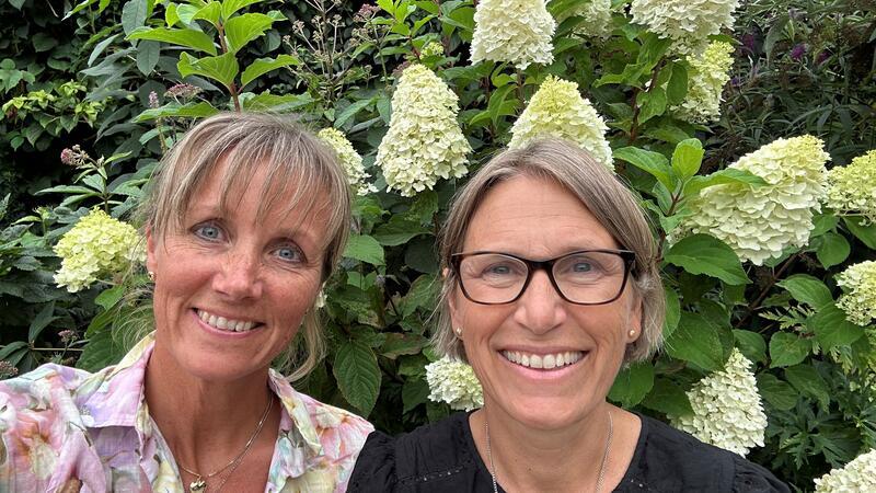 Fylkesnestleder Siri Rugland Ree og fylkesleder Aud H. Riise