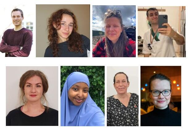 Bilde av styremedlemmer i Migrasjonshelse og flerkulturell sykepleie NSF