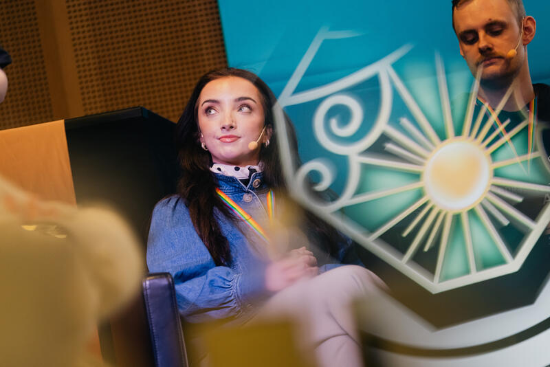 NSF Student årsmøte 2026. Nestleder Hannah Louise Schulstad