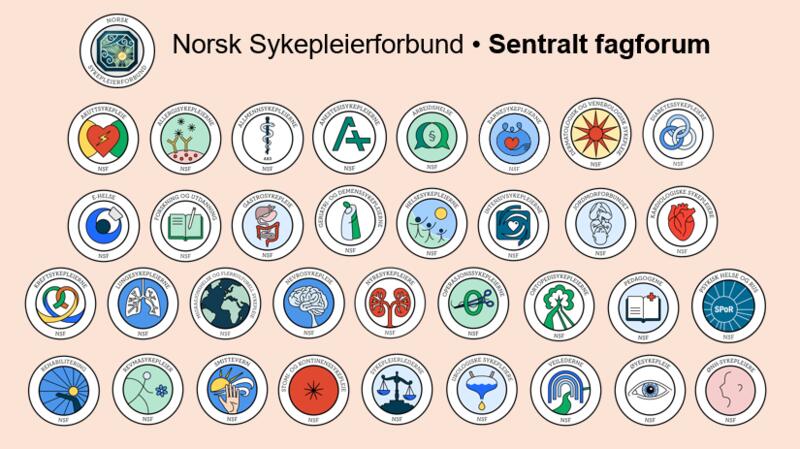 bilde av faggruppelogoene