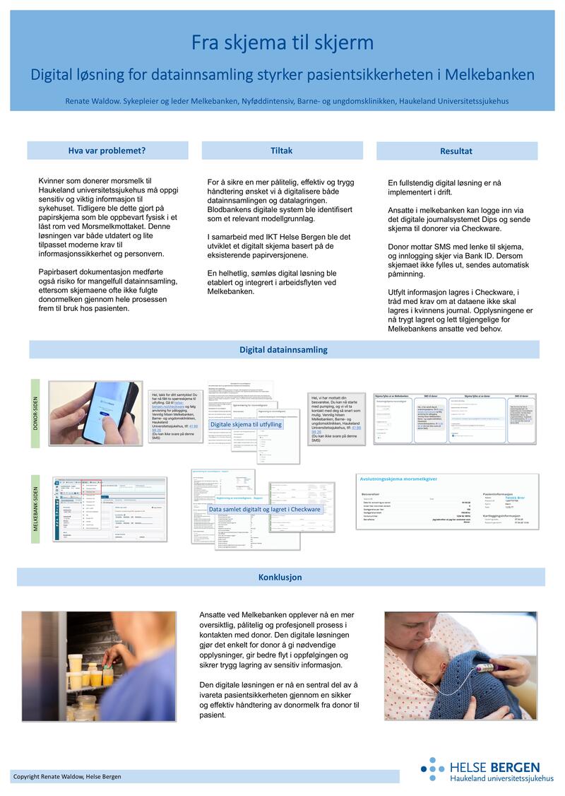 Fra skjema til skjerm