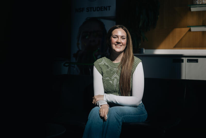 Nyvalgt leder NSF Student Martine Kjenslie Lund