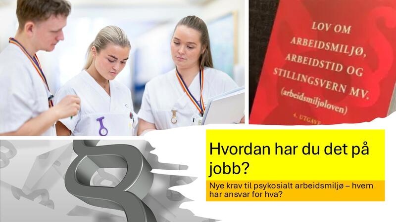 Psykososialt arbeidsmiljø